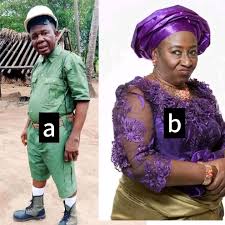 Nollywood Nostalgia: Chiwetalu Agu And Son Watch Patience Ozokwor Throwback