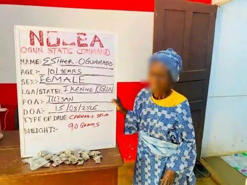 Drug Bust: NDLEA Intercepts Fufu-Concealed Cocaine and Arrests 101-Year-Old