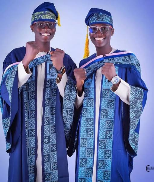 Lagos Island Twins Graduate First Class, Clinch Best Student Award At LASU
