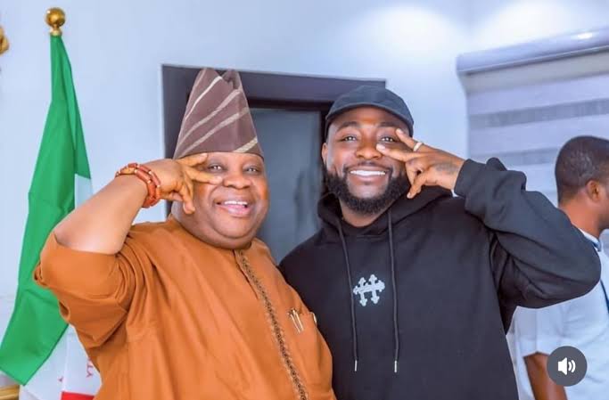 Davido Celebrates Big As Uncle Adeleke Wins Second Term In Osun