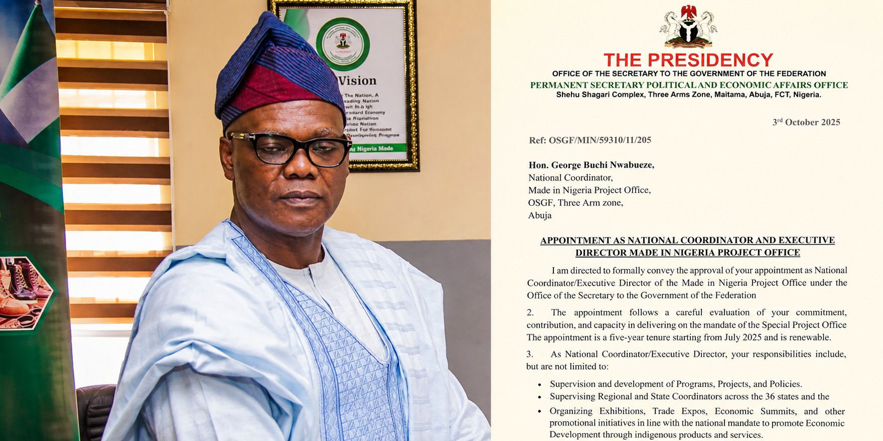 ‘Fake Agency’ Boss Defends Position With Appointment Letter