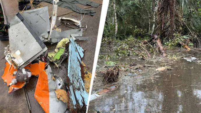 Ondo Air Crash: Navy, Marine Police Begin Recovery Of Victims, Aircraft Wreckage